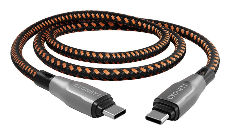 Image of Cygnett Cygnett CY4711PCTYC USB cable 1m USB C Black, Orange CY4711PCTYC
