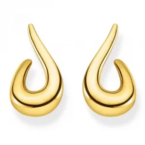 THOMAS SABO Gold Plated Open Tear Dropper Earrings H2042-413-39