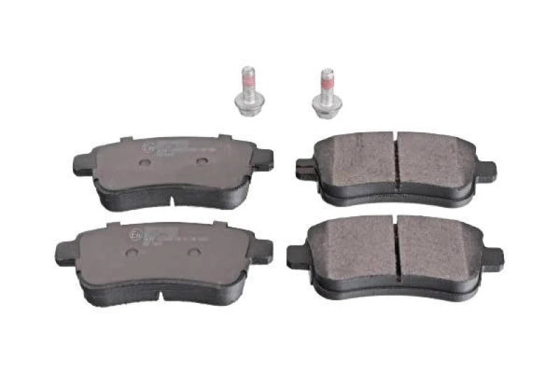 Image of SWAG 60 91 6784 Brake pad set Rear Axle, excl. wear warning contact, with bolts/screws Brake Pad Set,disc brake (402)