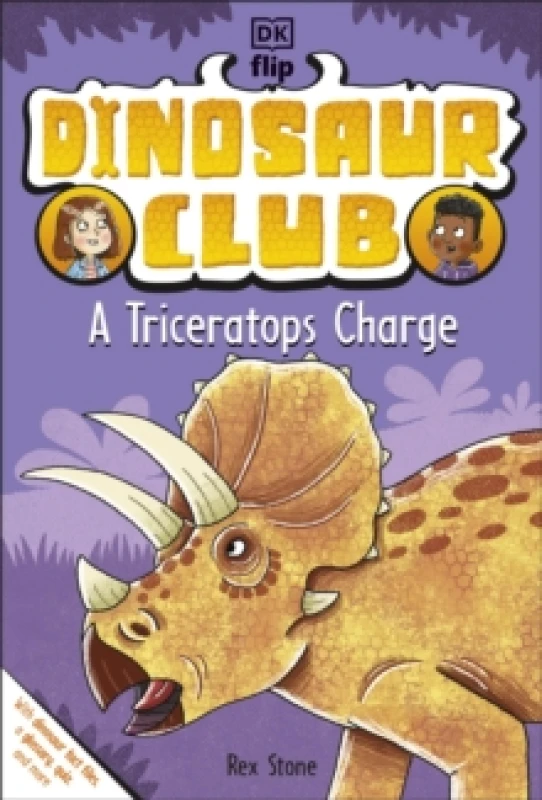 Image of Rex Stone Dinosaur Club: A Triceratops Charge Book Multi unisex