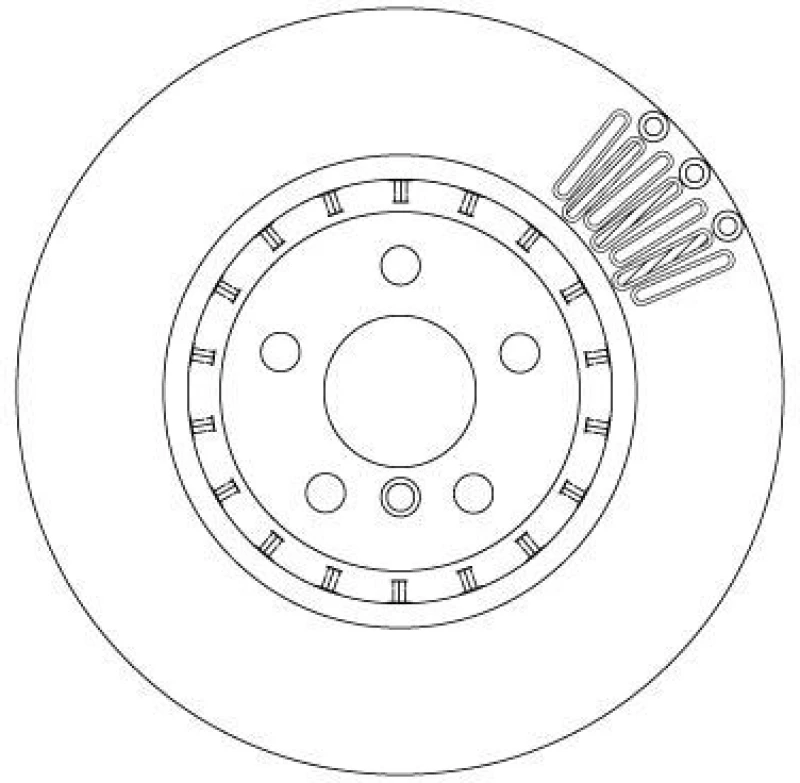 Image of Brake disc TRW DF6892S