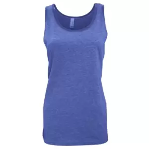 Image of Canvas Adults Unisex Jersey Sleeveless Tank Top (XL) (True Royal Triblend)