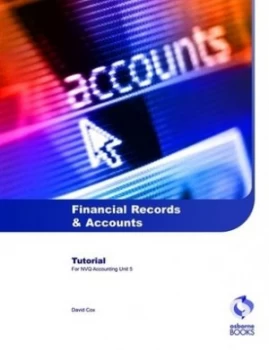 Image of Financial Records and Accounts by David Cox Book