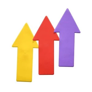 Image of Arrow Floor Marker (Pack of 6) Purple