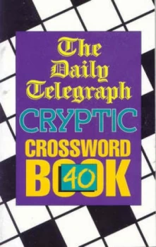 Image of D.T. Cryptic Crossword Book 40 by Telegraph Group Limited Book