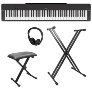 image of Yamaha P225 Portable Piano Bundle In Black