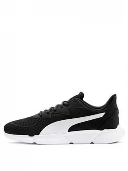 Puma Interflex Runner, Black/White, Size 11, Men