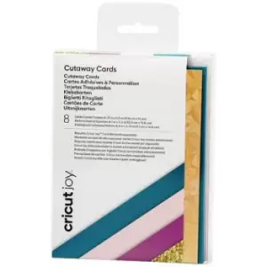 Image of Cricut Joy Cutaway Cards Card set Petrol, Fuchsia, Gold, Rose
