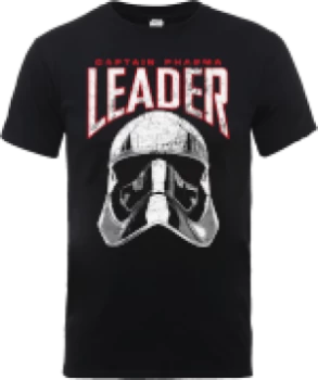 Image of Star Wars The Last Jedi Captain Phasma Mens Black T-Shirt - L - Black