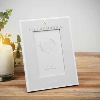 Image of Faith & Hope 1st Communion Photo Frame - 4" x 6"