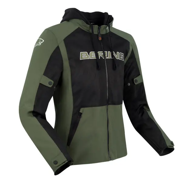 Image of Bering Spirit Textile Jacket Black Khaki Size S