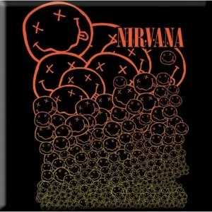 Image of Nirvana - Cascading Smileys Fridge Magnet