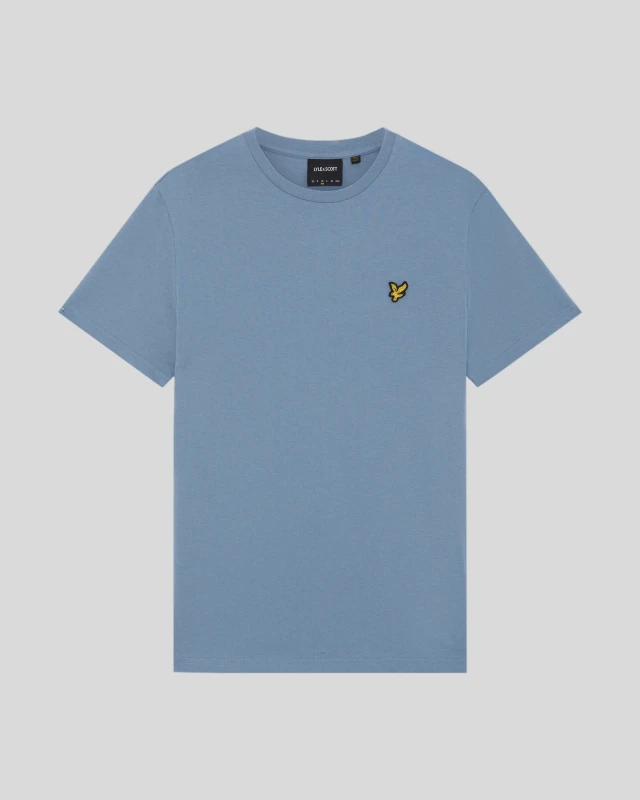 Image of Lyle & Scott Plain T-Shirt Power Blue mens in Blue