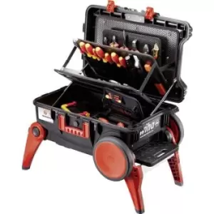 image of Wiha 44128 Electrical contractors Tool box (+ tools) 100 Piece (W x H x D) 685 x 501 x 345 mm