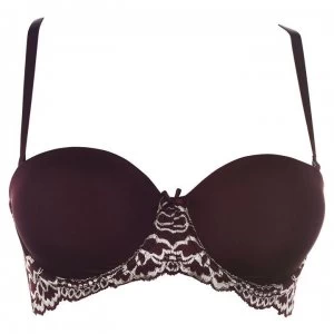 Dorina Lianne Balcony Bra - Dark Red E32