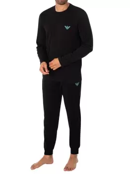 Image of Longsleeved Logo Pyjama Set