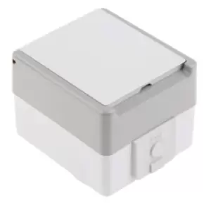 Image of Siemens Grey 1 Gang Plug Socket, 16A, Type F - German Schuko