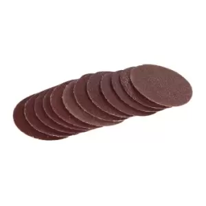 Image of Silverline 446818 Self-Adhesive Sanding Discs 50mm 60pk 20 x60, 20 x80, 20 x120G