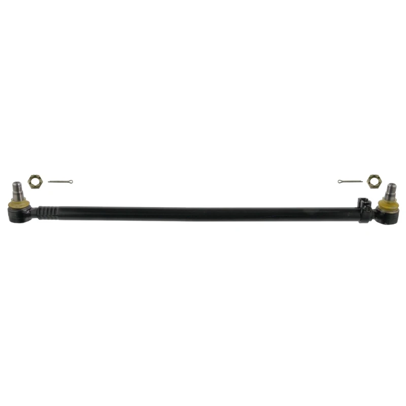 Image of FEBI BILSTEIN 35151 Centre Rod Assembly Front Axle, with castellated nut and split pins, OE Turbo NEW Centre Rod Assembly (285)
