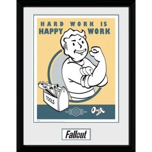 Image of Fallout Hard Work Collector Print
