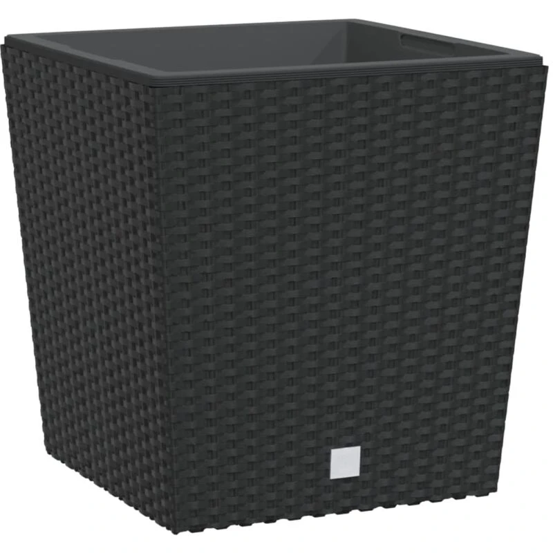 Image of vidaXL Planter w/ Removable Inner Anthracite 21 / 32 L, Grey 364678