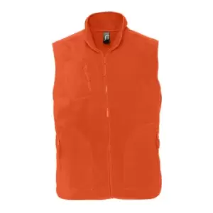 Image of SOLS Norway Unisex Anti-Pill Fleece Bodywarmer / Gilet (L) (Orange)