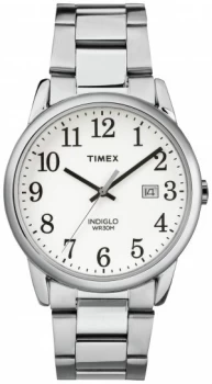 image of Timex Mens Easy Reader Stainless Steel Bracelet Watch