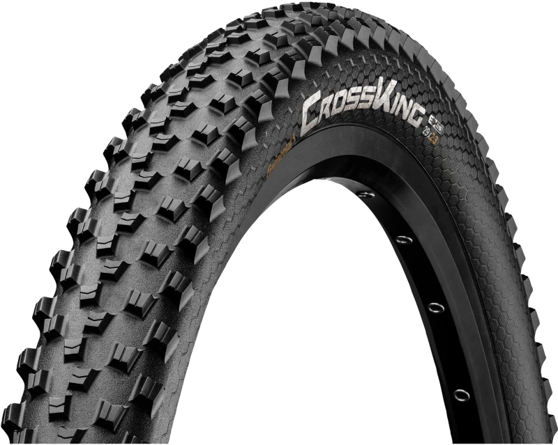 Image of Continental Cross King Tyre Wire Bead 27.5X2.20 BLACK/BLACK - Cycles UK