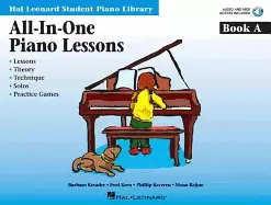 Image of all in one piano lessons book a book with audio and midi access included ha