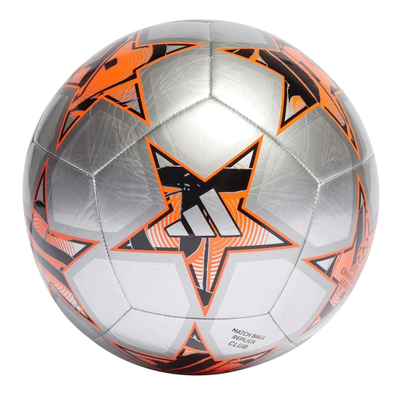 Image of adidas Glider UCL Finale Football 2024 2025 - Silver Silver Size 3