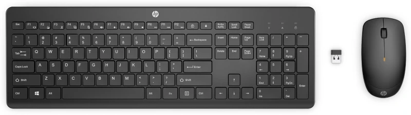 Image of HP 235 WIRELESS MOUSE KB COMBO-FRA keyboard Mouse included Office RF W