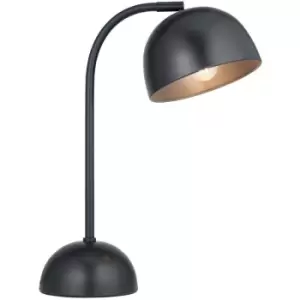 image of Merano Turin Complete Table Lamp, Matt Black Paint