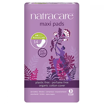 Image of Natracare Regular & Super Natural Maxi Pads (Regular (14))
