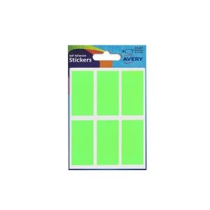 Image of Avery 32 221 Green Coloured Labels in Packets 10 Packs of 36
