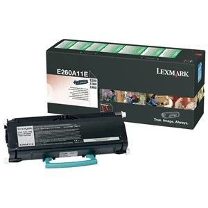 Image of Lexmark E260A11A Black Laser Toner Ink Cartridge