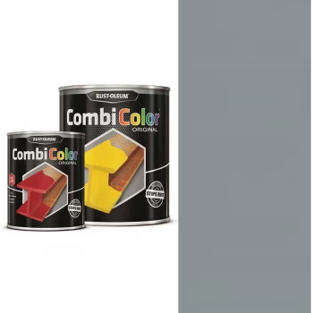 image of Rust Oleum CombiColor Metal Protection Paint Steel Grey 2.5l