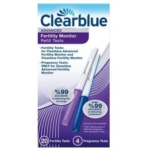 image of Clearblue Advanced Fertility Monitor 20s and 4 Pregnancy Tests