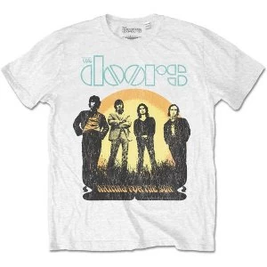 image of The Doors - Waiting for the Sun Unisex Large T-Shirt - White