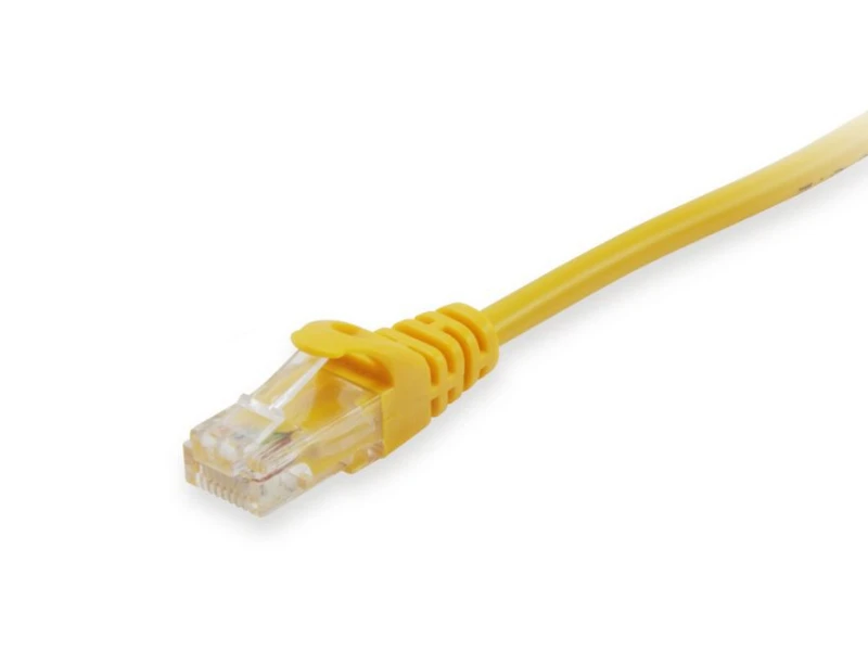 Image of Equip Cat.6A U/UTP Patch Cable. 0.5m. Yellow
