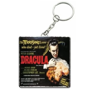 Image of Dracula Original Film Poster Key Ring (1958)