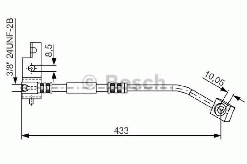 Image of Brake hose Bosch 1 987 476 149