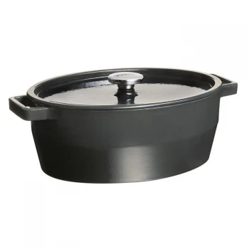 Image of Pyrex Oval Casserole Dish - Grey