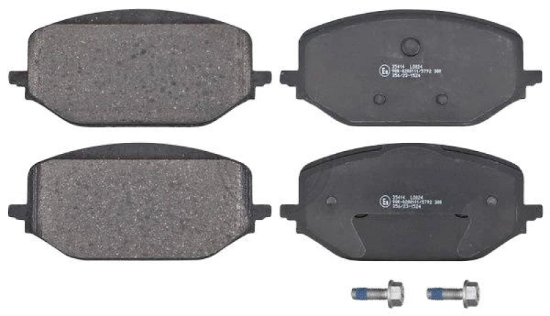 Image of A.B.S. 35414 Brake pad set not prepared for wear warning indicator Brake Pad Set,disc brake (402)