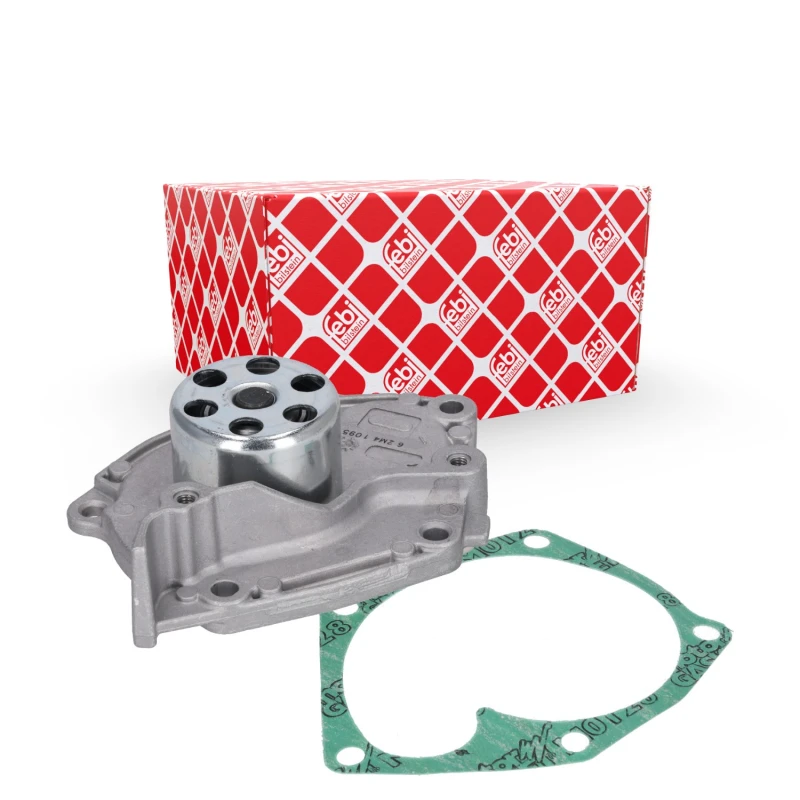 Image of FEBI BILSTEIN 39459 Water pump Cast Aluminium, with gasket/seal Cast Aluminium Water Pump (1260)