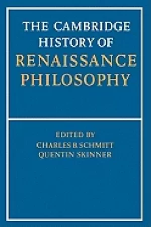 Image of cambridge history of renaissance philosophy