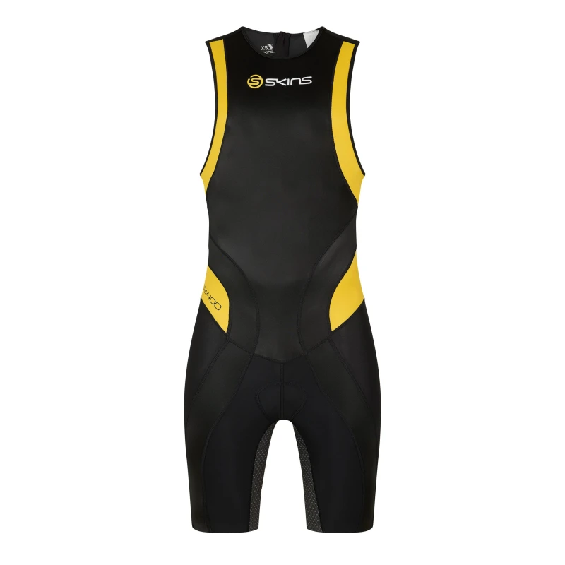 Image of Skins Tri 400 Top Mens Black male X Small
