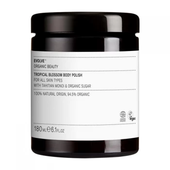 Image of Evolve Beauty Organic Beauty Tropical Blossom Body Polish 180ml - Cream