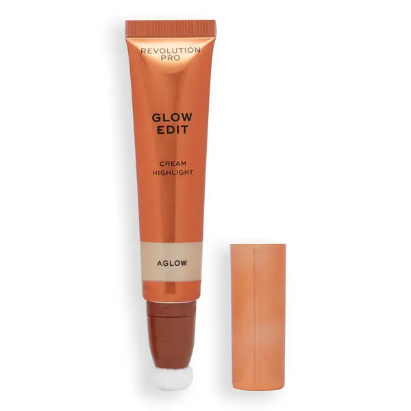 Image of Revolution Pro Glow Edit Cream Highlighter 15ml (Various Shades) - Aglow