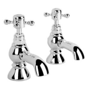 Image of Chrome Basin Pillar Tap - Oxford