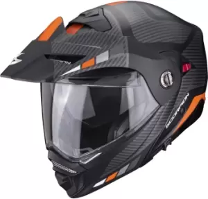 image of Scorpion ADX-2 Camino Helmet, black-orange Size M black-orange, Size M